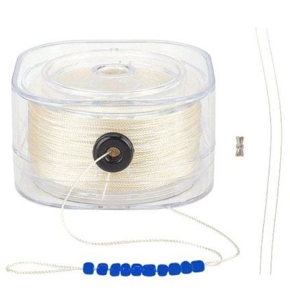 Polyesterová pevná nit 0,2mm bílá (cca 220m)
