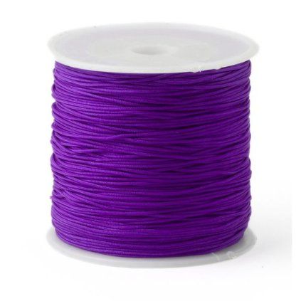 Nylonová šňůrka 0,8mm purpurová