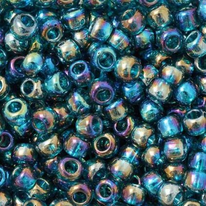 TOHO Round 8/0 Rainbow Teal