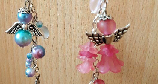 Návod na výrobu anjelského prívesku z korálok