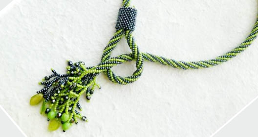 Návod na korálkovanie: Jarná špirála