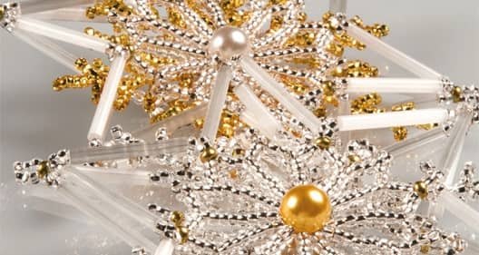 Vianočné ozdoby z korálikov