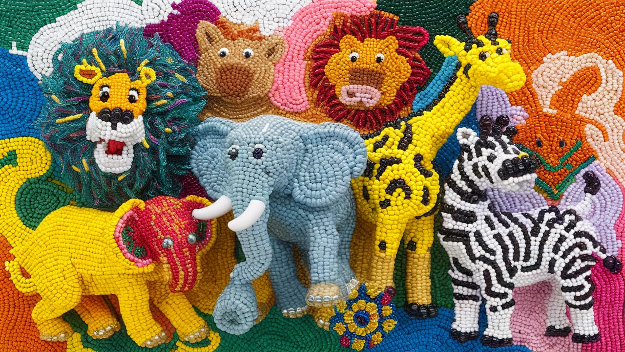 Zvieratká z korálikov návod + videopostupy