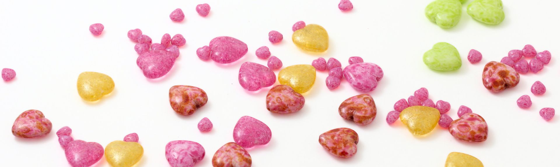 Stláčané srdiečka