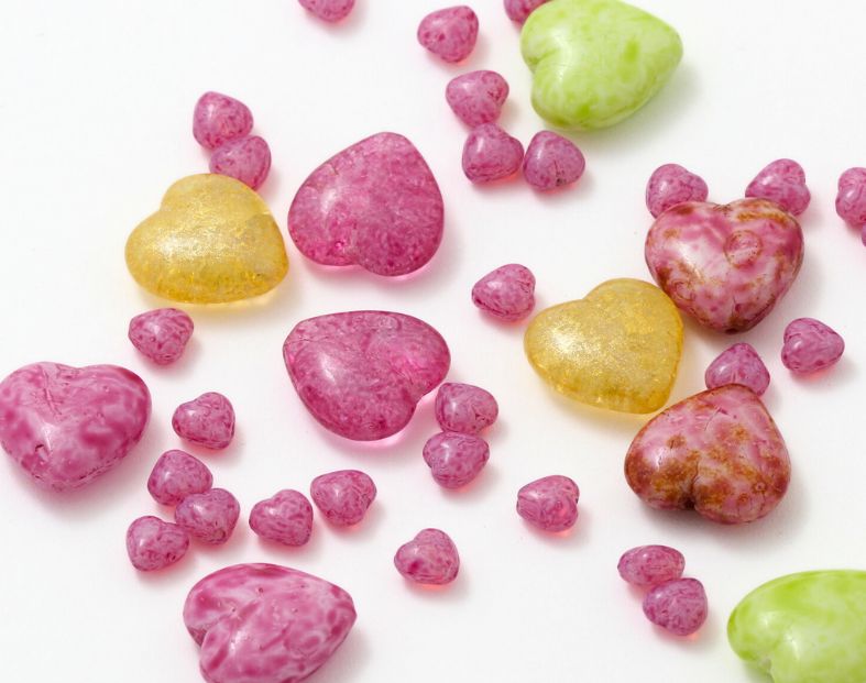 Stláčané srdiečka