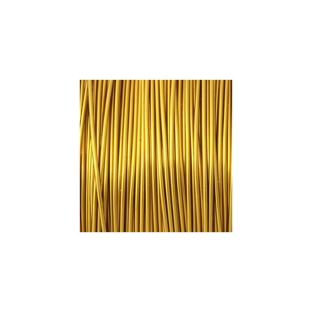 Dekorační drátek 0,8mm zlatá