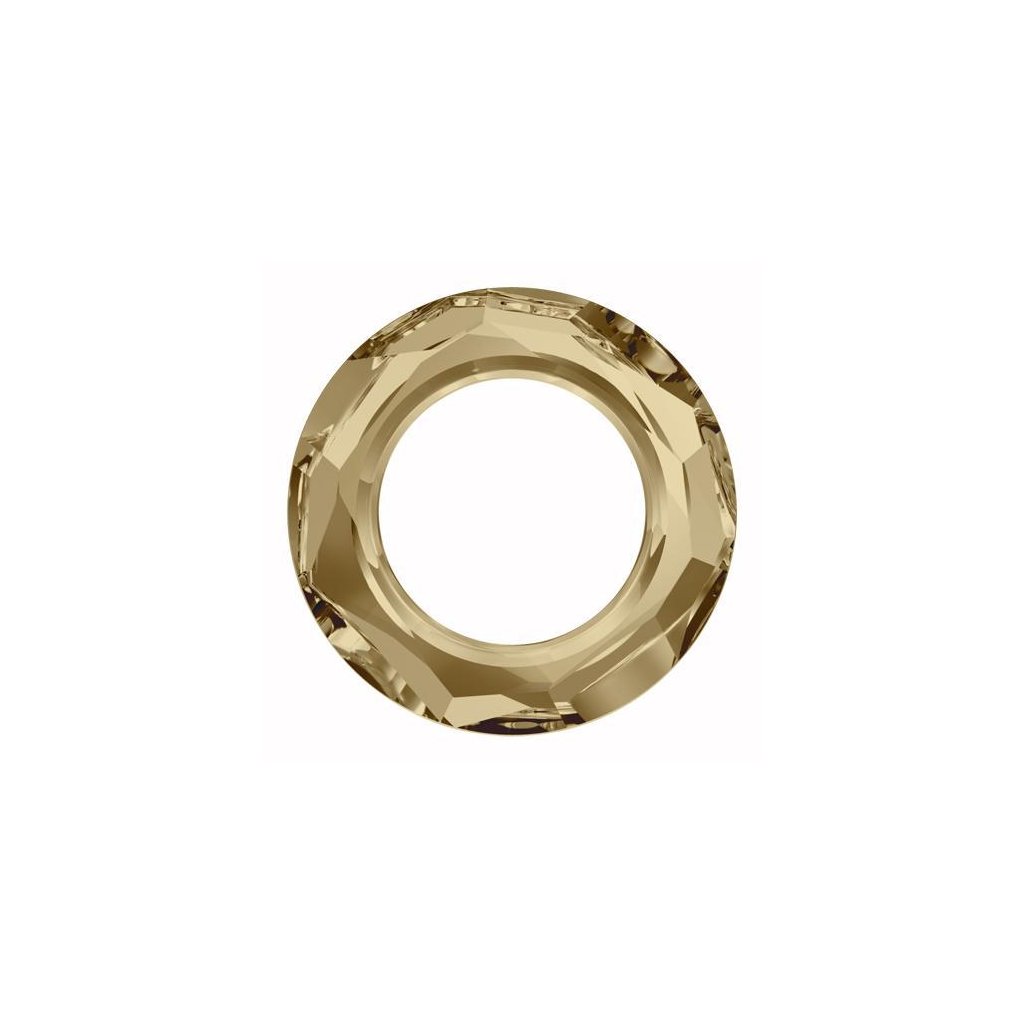 Swarovski® Crystals Cosmic Ring 4139 14mm Golden Shadow