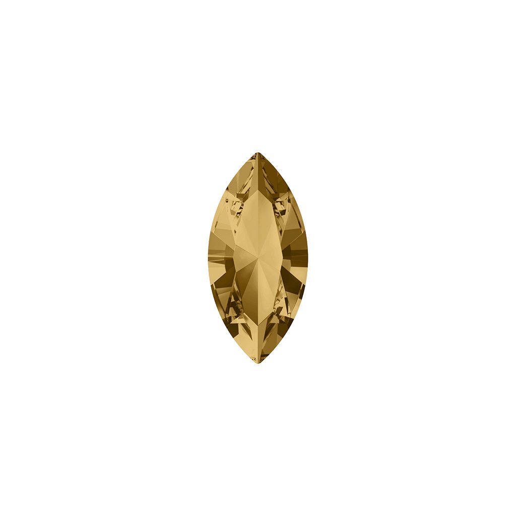 Swarovski® Crystals Navette 4228 8/4mm Light Colorado Topaz F