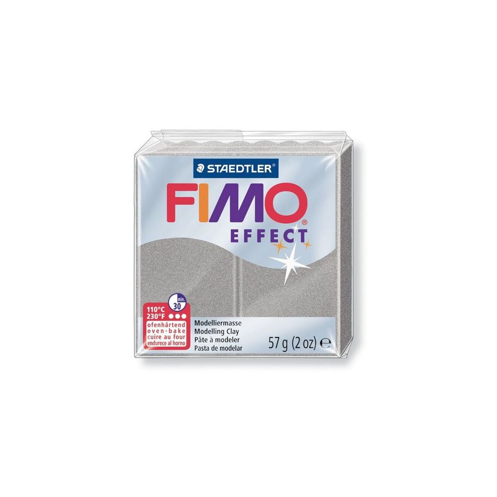 FIMO Effect 57g strieborná perleťová (817)