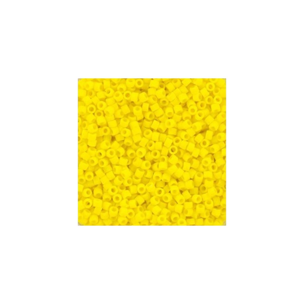 Miyuki Delica 11/0 opaque matte yellow (DB-751)