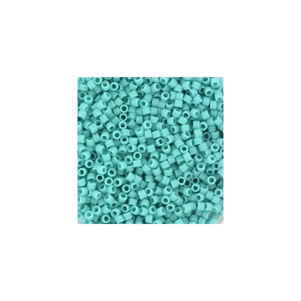 Miyuki Delica 11/0 opaque matte turquoise green (DB-759)