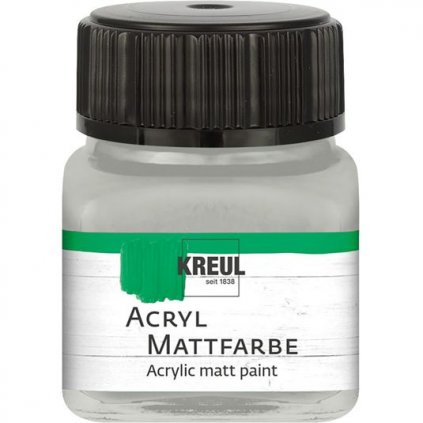 Akrylová farba KREUL 20ml matná strieborná