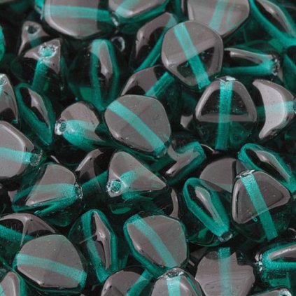 Korálik krčený POHANKA 7mm emerald