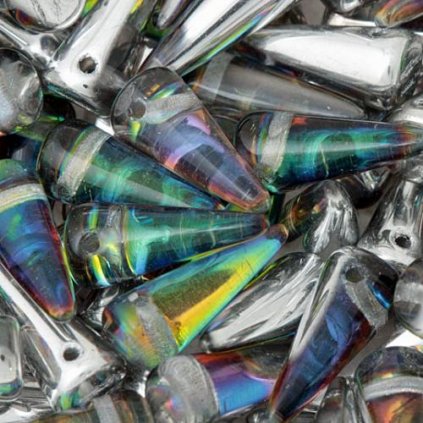 Korálik krčený SPIKE 13 / 5mm crystal VM