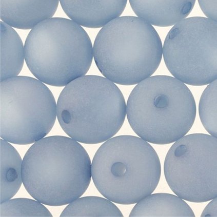 Korálik VELLUTO gulička 10mm blue shade