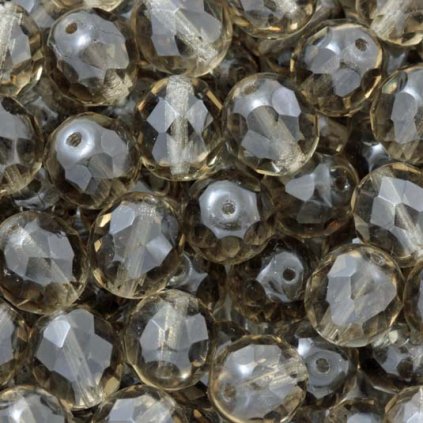 Korálky brúsené 10mm balck diamond
