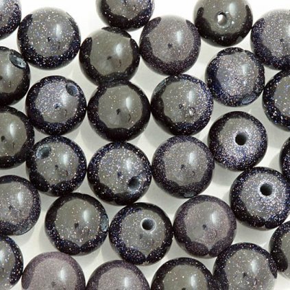 Avanturin modrý 8mm (1ks)