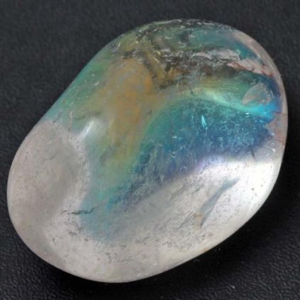 Krištáľ anjelská aura tromlovaný XL 3cm (1ks)