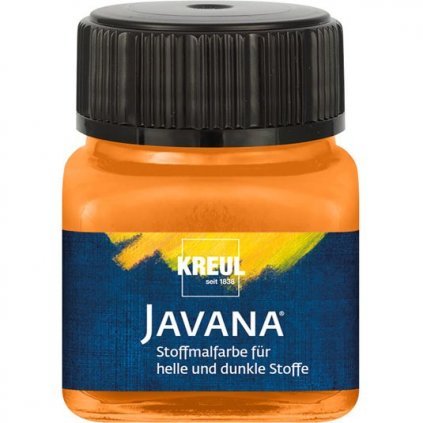 Farba na svetlý a tmavý textil Javan 20ml oranžová