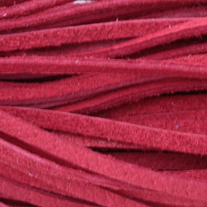 Koža hranatá 2mm bordó