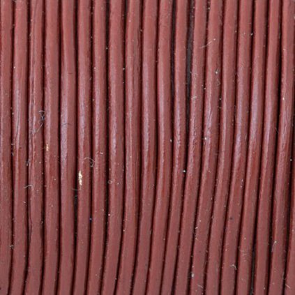 Koža guľatá 1,5mm hnedá