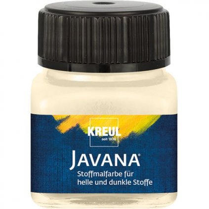 Farba na svetlý a tmavý textil Javan 20ml vanilková