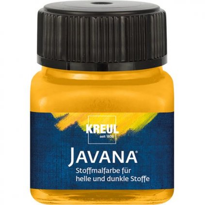 Farba na svetlý a tmavý textil Javan 20ml zlatožltá