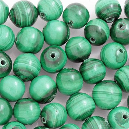Malachit 8 mm (1ks)