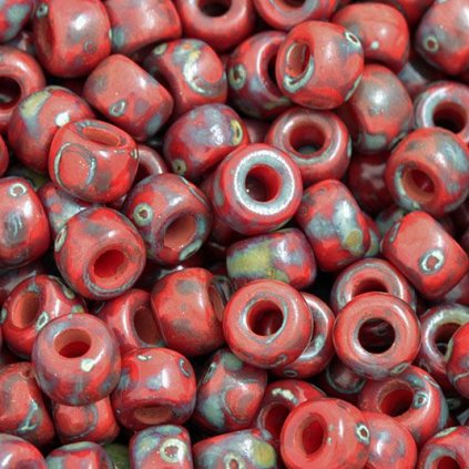 MATUBO Round 6/0 Red Picasso