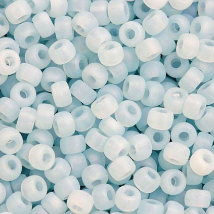 MATUBO Kolo 8/0 Mliečna kvapalina Aquamarine Matte