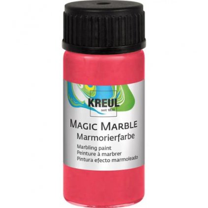 Mramorovacie farba Magic Marble 20ml metalická červená