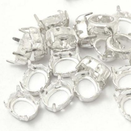 Našívacie kotlík pre ovál 10 / 8mm ag clear