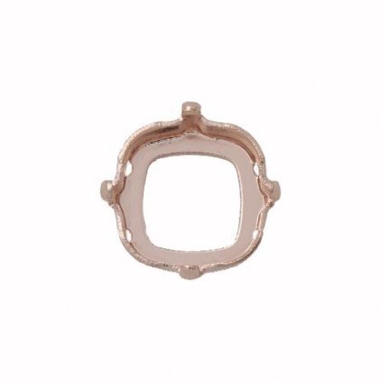 Našívací kotlík Square10mm rose gold