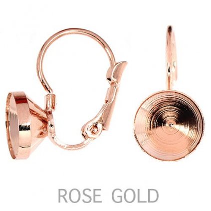 Náušnice KIDS Chaton ss39 rose gold