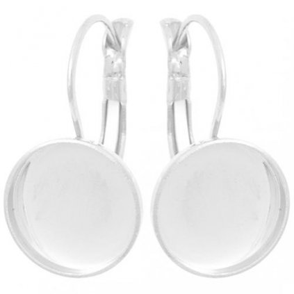 Náušnice Kruh 18mm ag clear