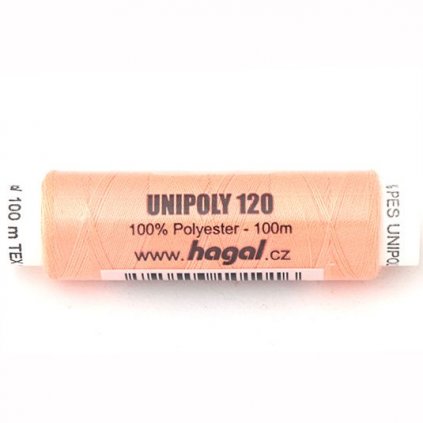 Niť PES Unipoly 100m oranžová