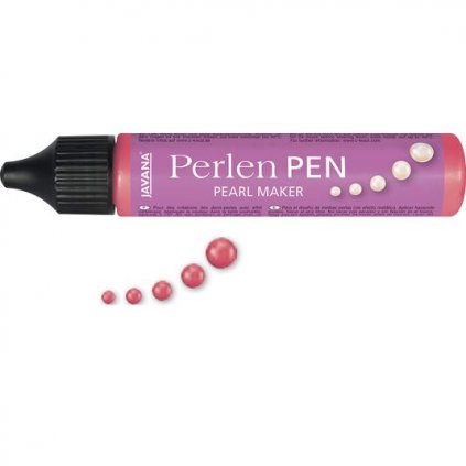 Perlen Pen perlový popisovač 29ml červený