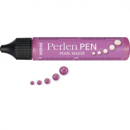 Perlen Pen perlový popisovač 29ml ružový