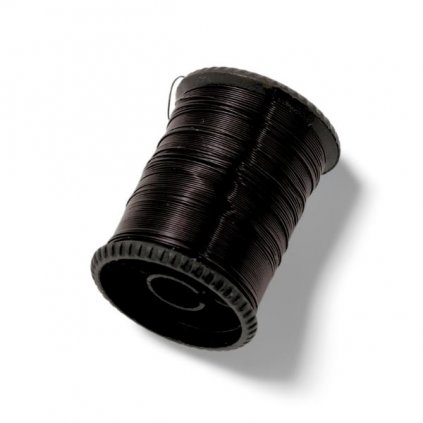 Dekorační drátek 0,3mm/10m  černá