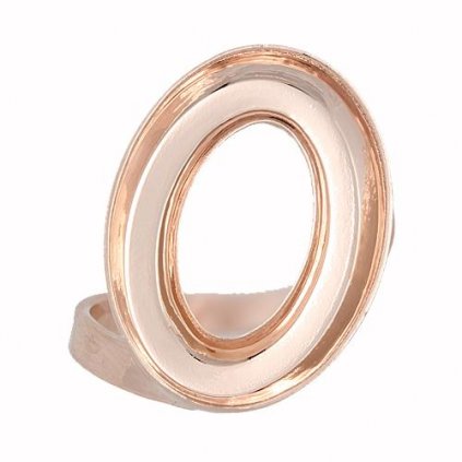 Prsten Cosmic Oval 22 / 16mm ružové zlato