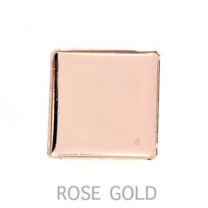 Prsteň crystalROCKS štvorec 20mm rovno rose gold