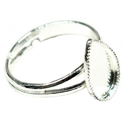 Prsteň Hruška 13 / 8mm ag clear
