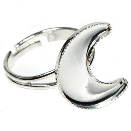 Ring Moon 19mm platina