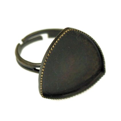 Prsteň Trojhran 20mm staré zlato