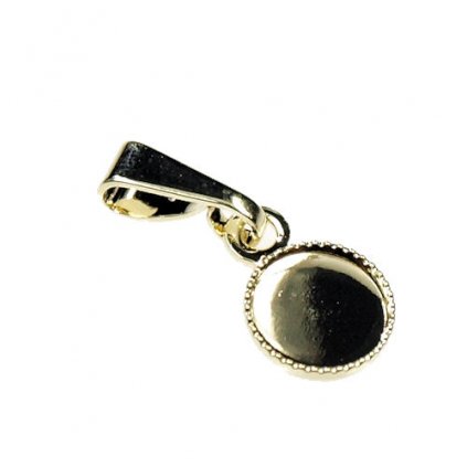 Prívesok Disco Ball 8mm gold plating 24kt