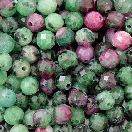 Rubín v zoistu brúsený 4mm (1ks)