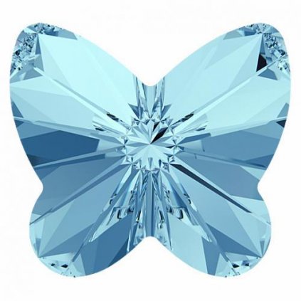 Swarovski® Crystals Butterfly 4748 10mm Aquamarine F