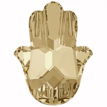 Swarovski® Crystals Fatima Hand 4778 18mm Golden Shadow F
