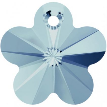 Swarovski® Crystals Flower 6744 12mm Aquamarine