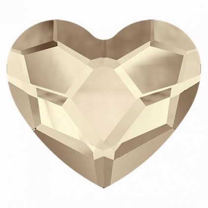 Swarovski® Crystals Heart 2808 10mm Light Silk F